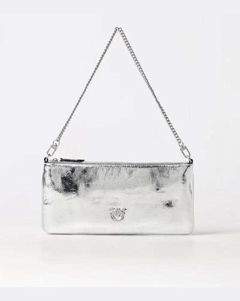 Pinko Schultertasche damen Silber