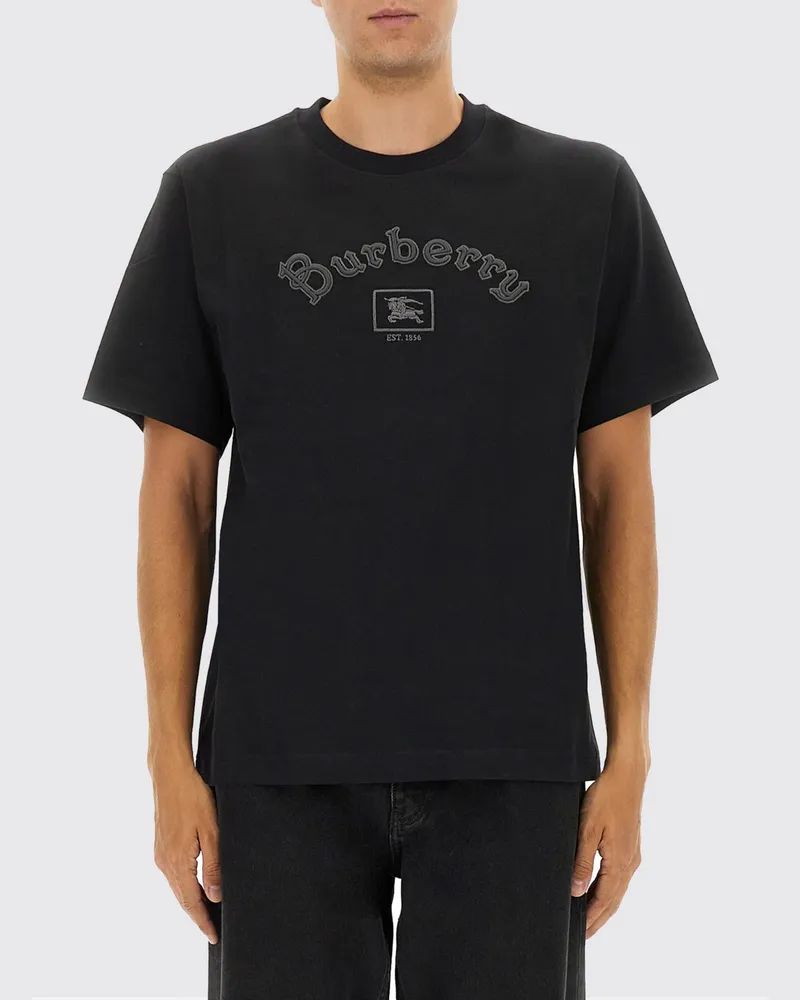 Burberry T-shirt herren Schwarz