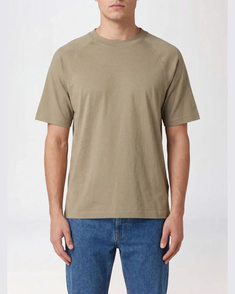 CIRCOLO 1901 Kurzärmeliges T-Shirt aus reiner Baumwolle mit Rundhalsausschnitt Grün