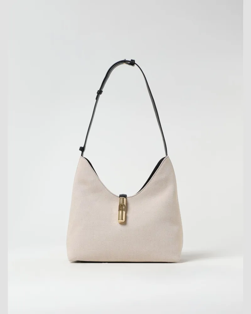 Furla Schultertasche damen Weiß