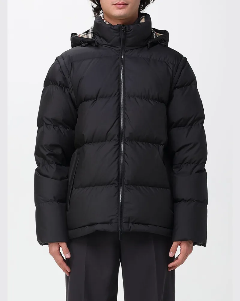 Burberry Mantel herren Schwarz