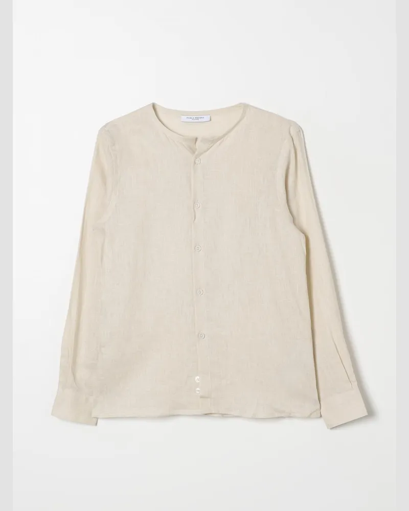 Paolo Pecora Milano Hemd kinder Beige