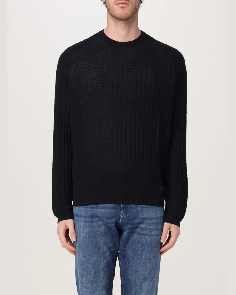 Emporio Armani Pullover herren Blau