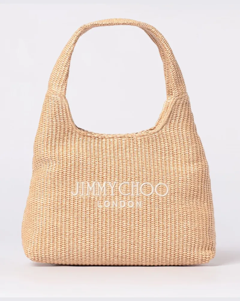 Jimmy Choo Schultertasche damen Beige