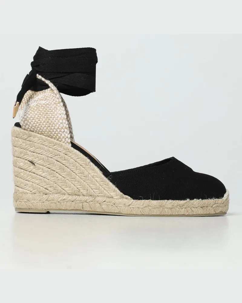 Castañer Bromelia Espadrilles aus Canvas Schwarz