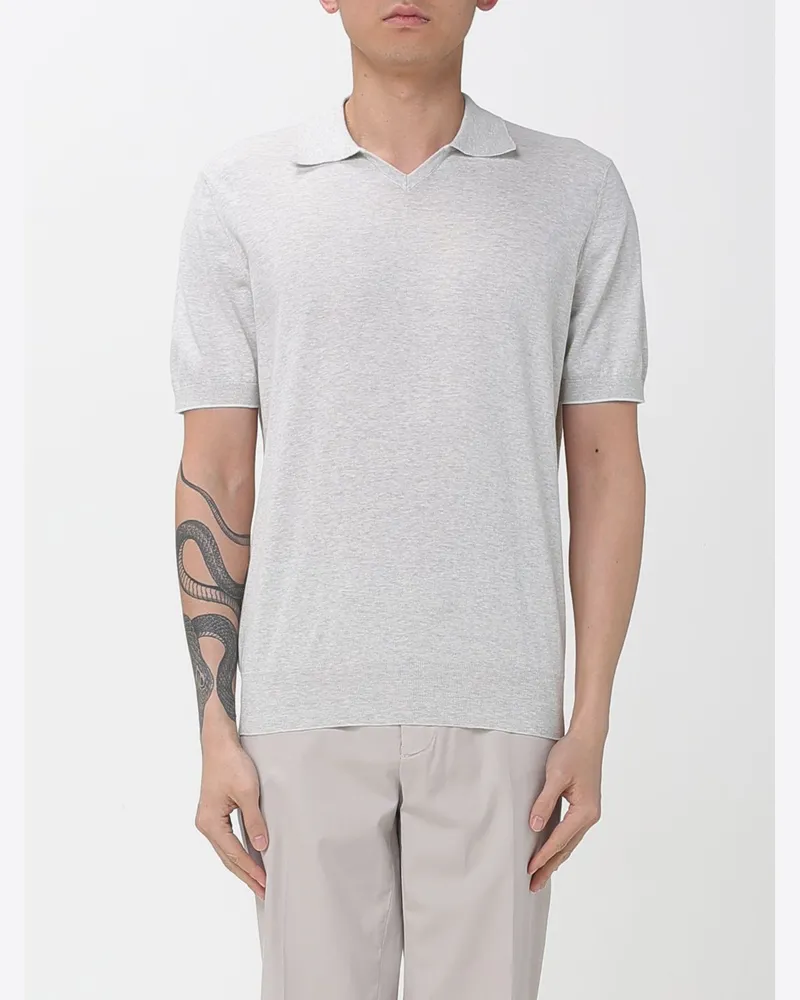 Brunello Cucinelli Polo herren Grau