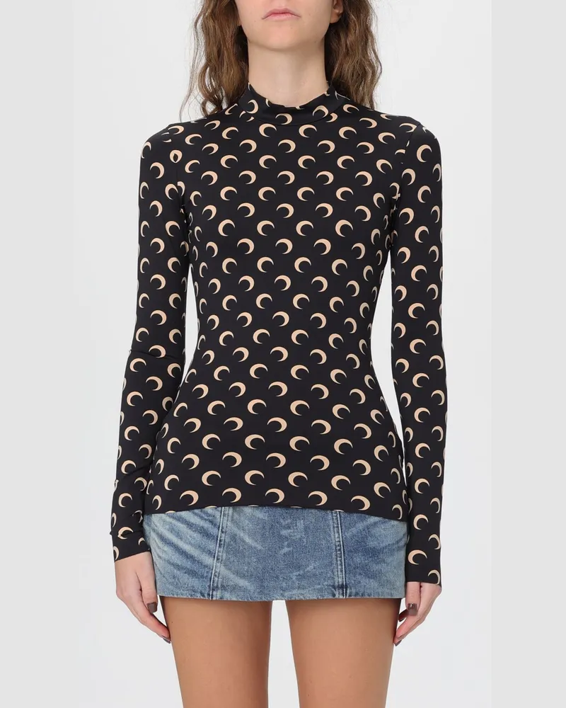 Marine Serre Top damen Schwarz