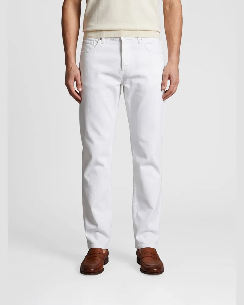 Jacob Cohën Slim Fit Jeans aus Denim Weiß