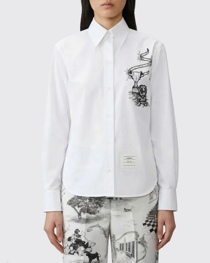 Thom Browne Hemdbluse damen Weiß