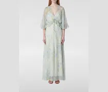 Chiffonkleid mit Blumenmuster