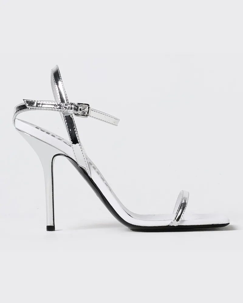 Moschino Sandalen mit absatz damen Silber