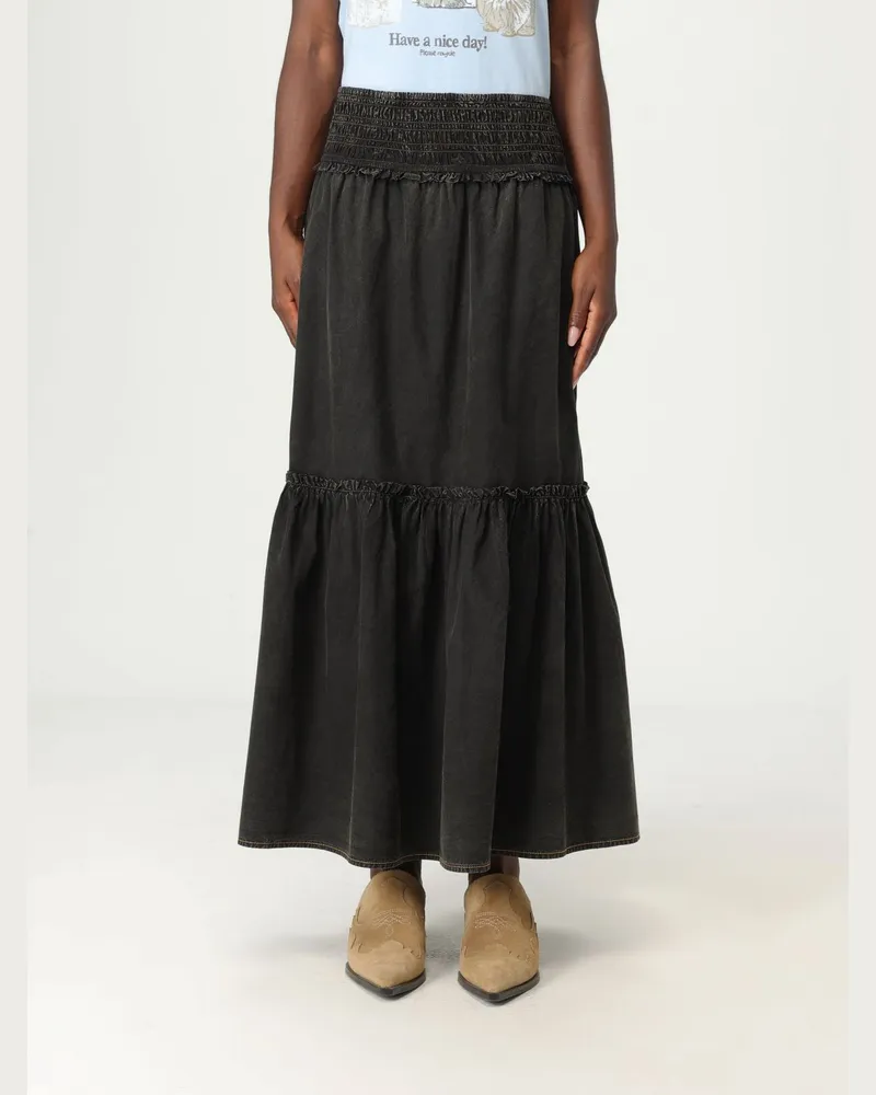 Ganni Rock damen Schwarz