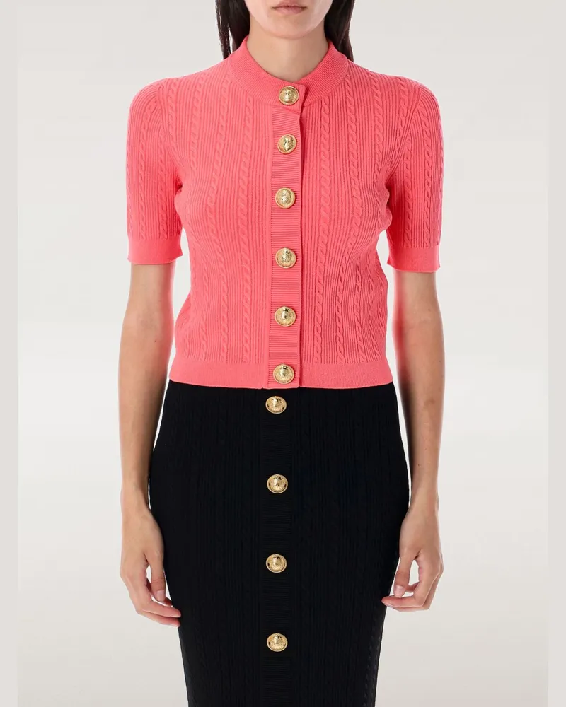 Balmain Strickjacke damen Orange