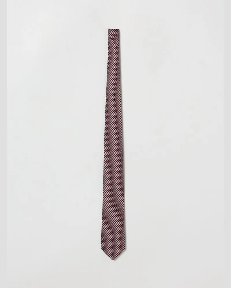 Ferragamo Krawatte herren Burgunderrot