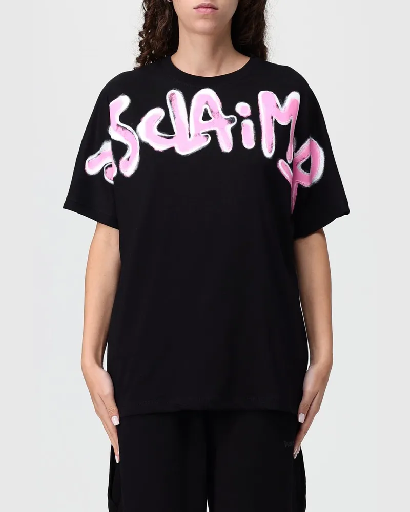 DISCLAIMER T-shirt damen Schwarz