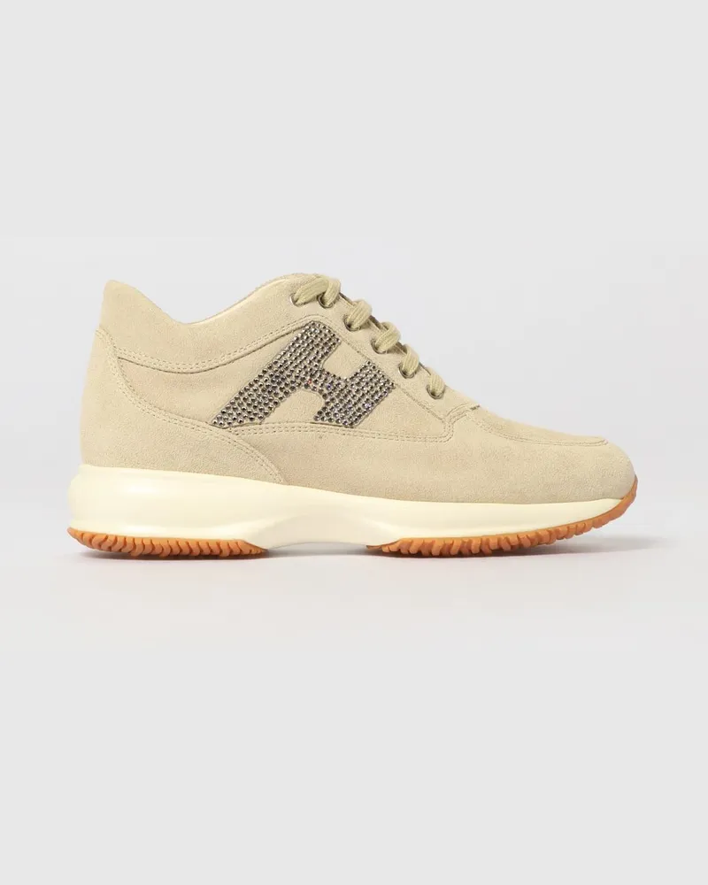 Hogan Schnürschuhe damen Beige