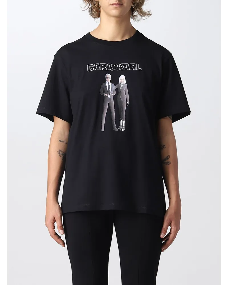 Karl Lagerfeld T-shirt damen Schwarz