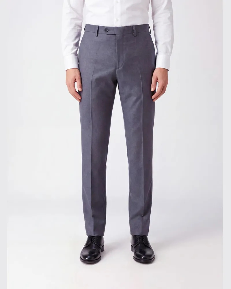 Incotex Slim-Fit Chino aus Wollflanell mit versetztem Verschluss Braun