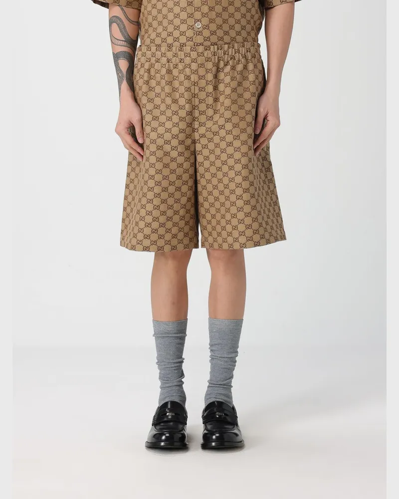 Gucci Shorts herren Camel