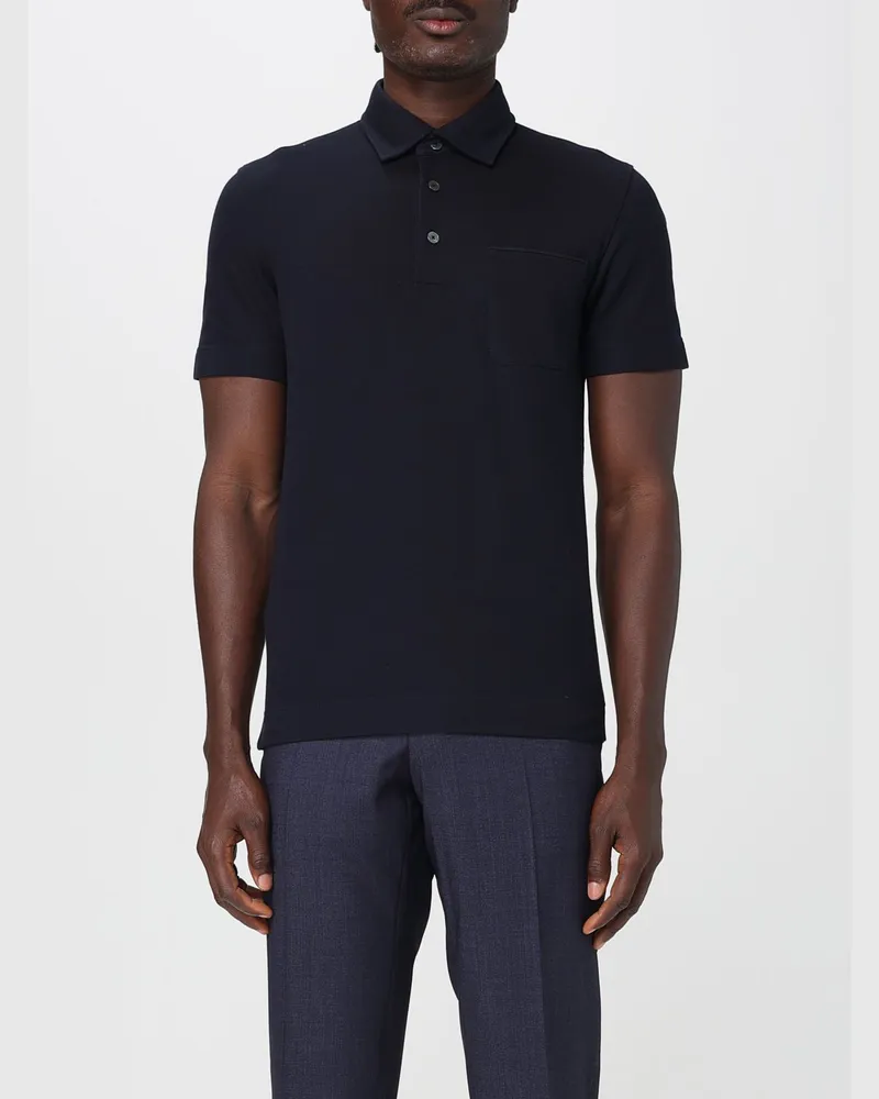 Ermenegildo Zegna Polo herren Blau