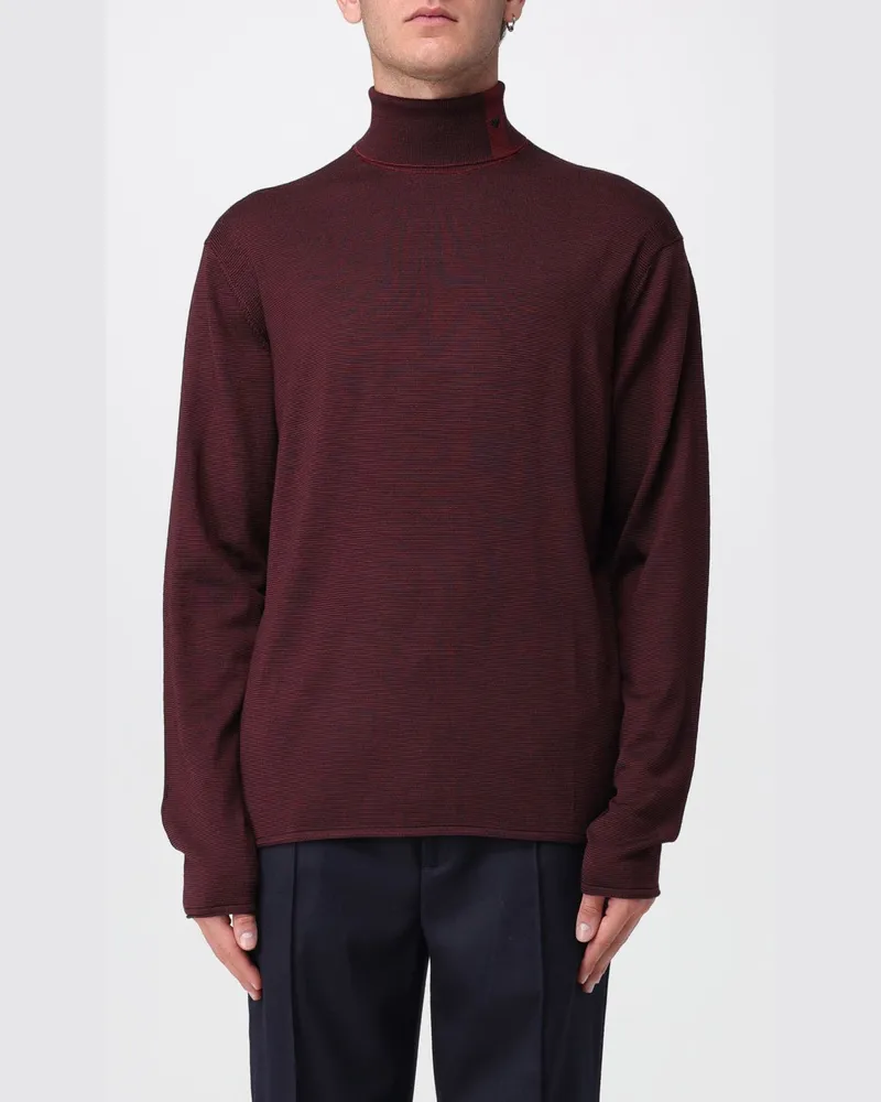 Emporio Armani Pullover herren Burgunderrot