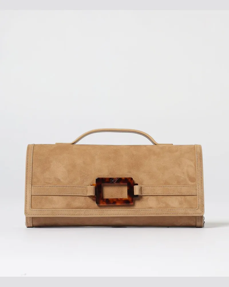 Roger Vivier Schultertasche damen Tabak