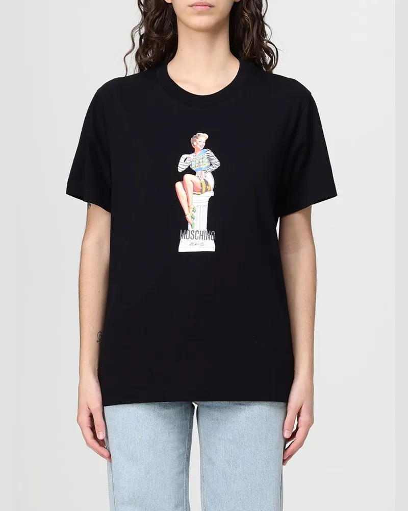 Moschino T-shirt damen Schwarz