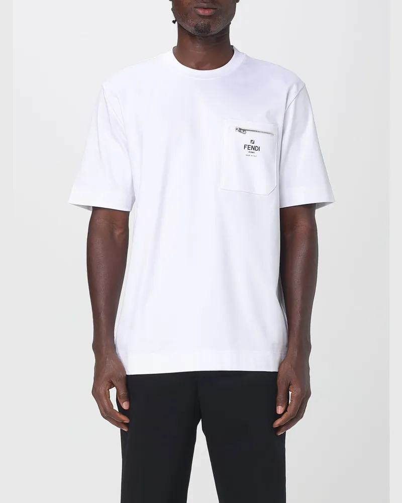 Fendi T-shirt herren Weiß