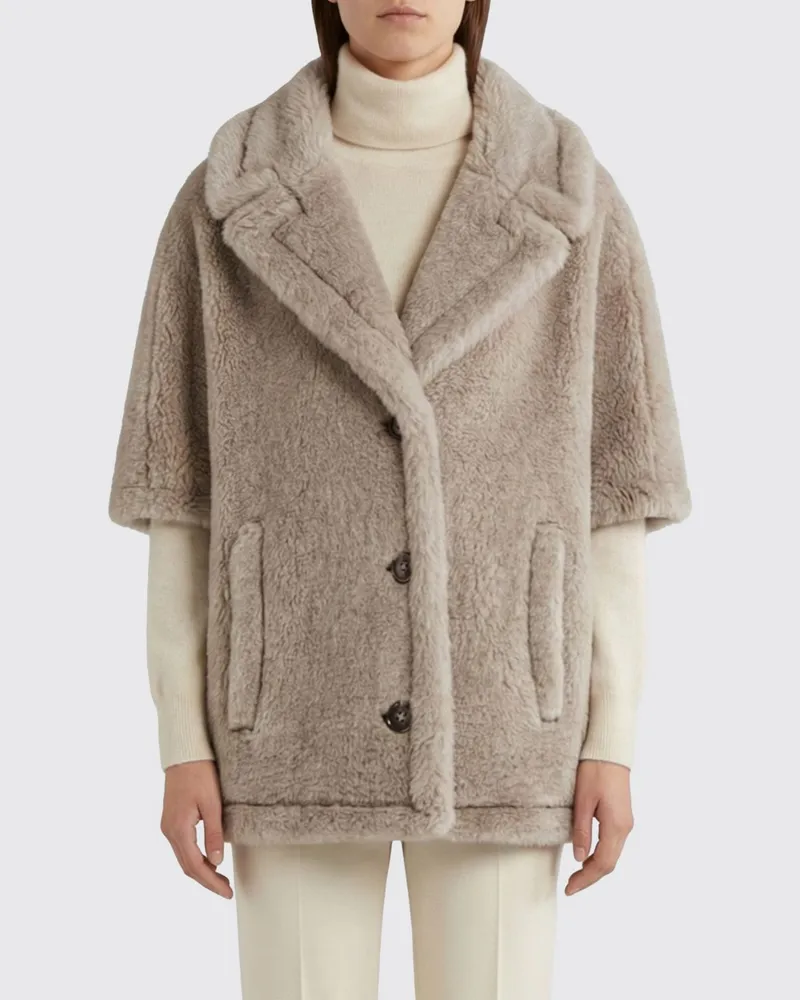 Max Mara Mantel damen Moosgrün
