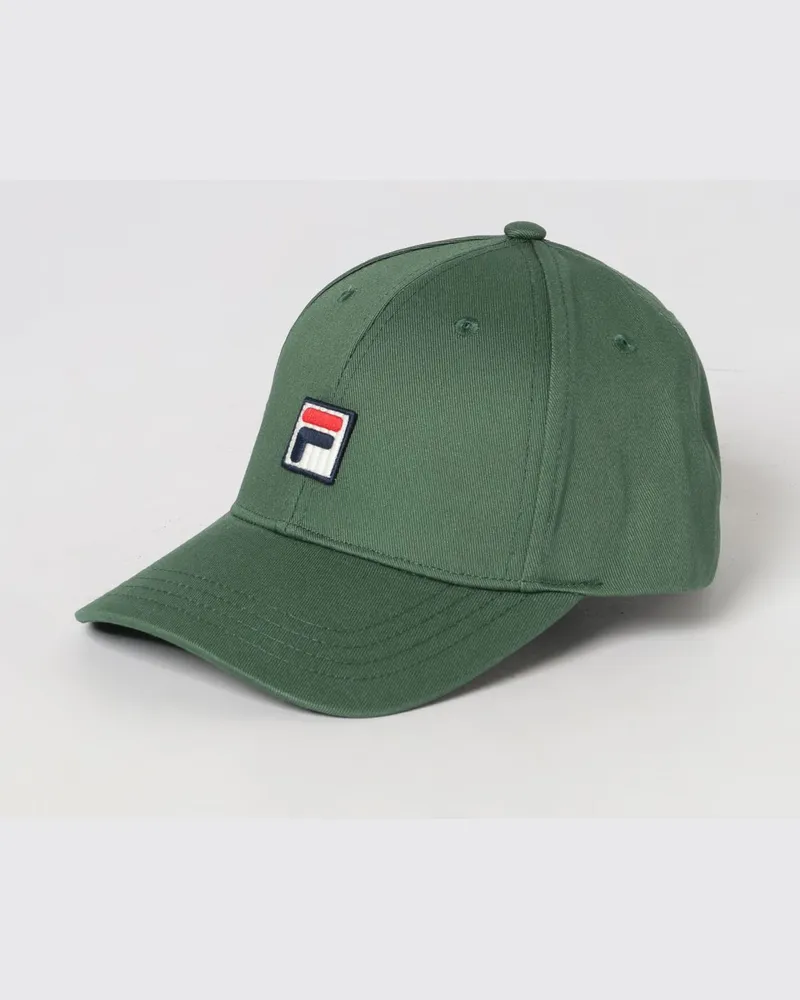 Fila Baseballcap für Jungen aus Baumwolltwill mit gesticktem Logo Grün