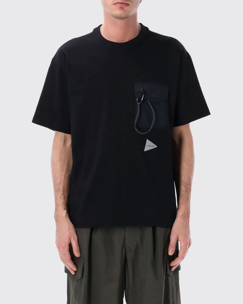 and wander T-shirt herren Schwarz
