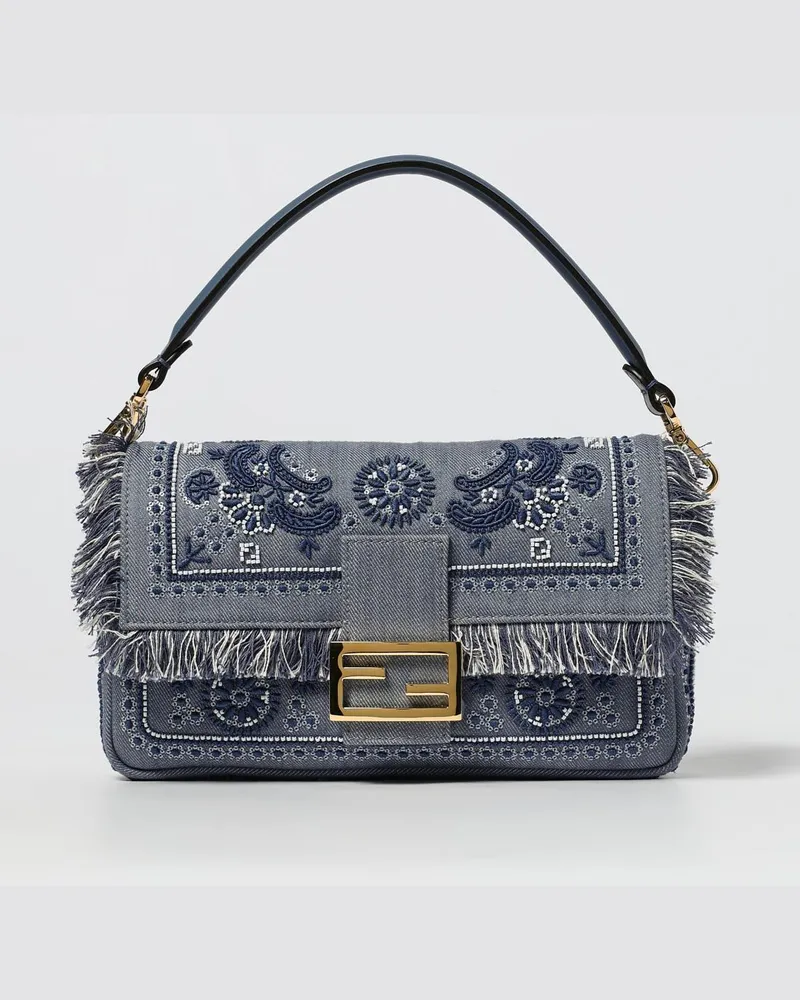 Fendi Schultertasche damen Blau