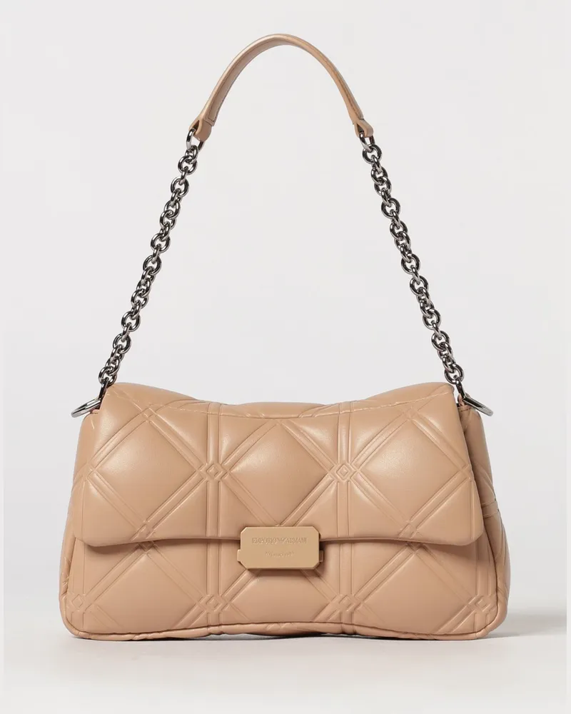 Emporio Armani Schultertasche damen Beige