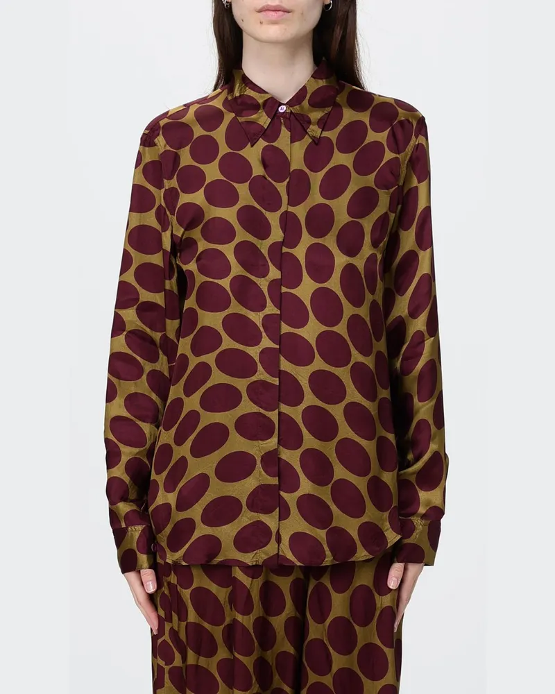 Dries van Noten Hemdbluse damen Camel