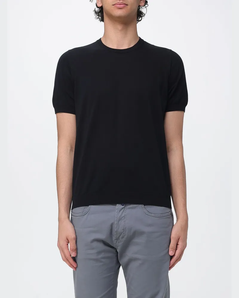 Drumohr  T-shirt herren Schwarz