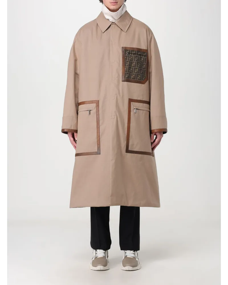 Fendi Mantel herren Tabak