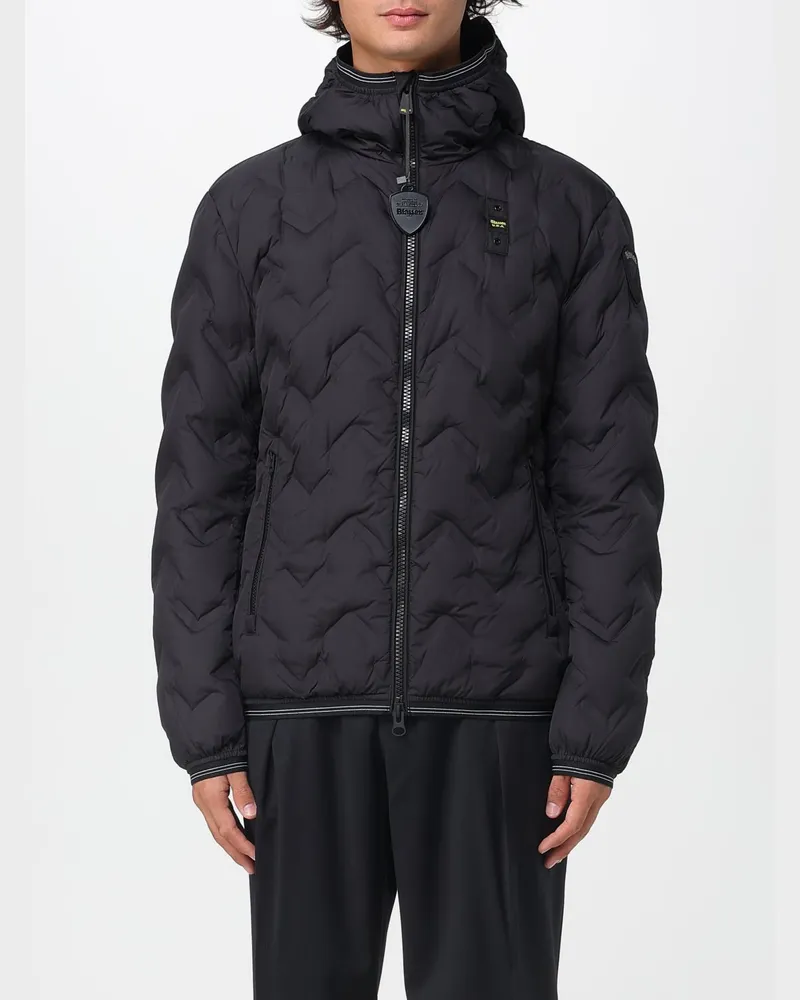 Blauer Jacke herren Schwarz