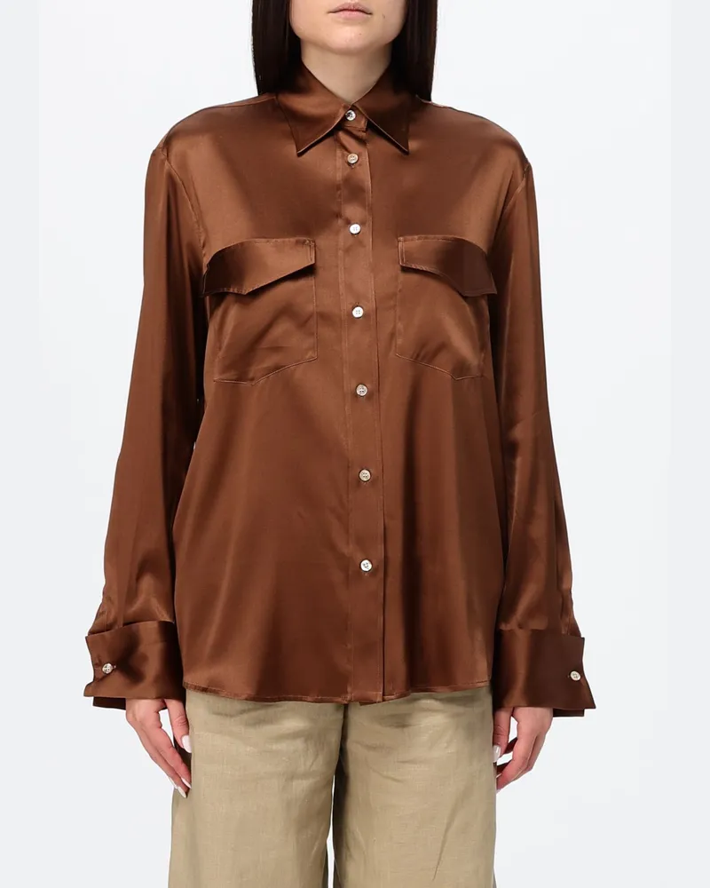 MAZZARELLI Hemdbluse damen Braun