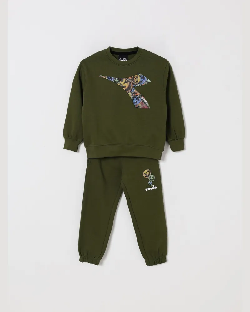 Diadora Anzug kinder Grün