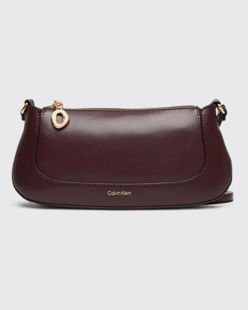 Calvin Klein Minitasche damen Burgunderrot