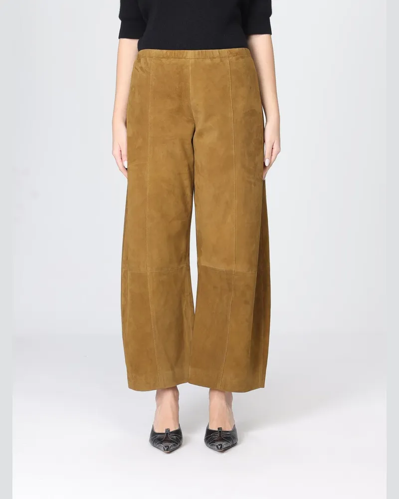 KHAITE Hose damen Braun