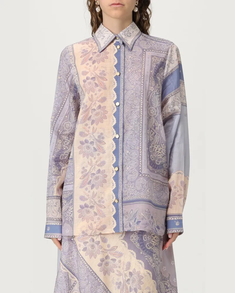 Zimmermann Hemdbluse damen Violett