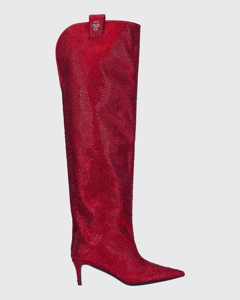 Philipp Plein Stiefel damen Rot
