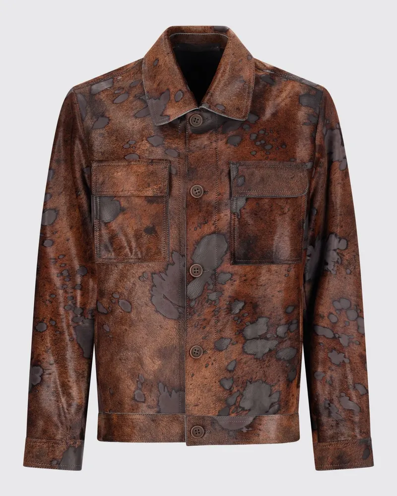 Salvatore Santoro Jacke herren Braun