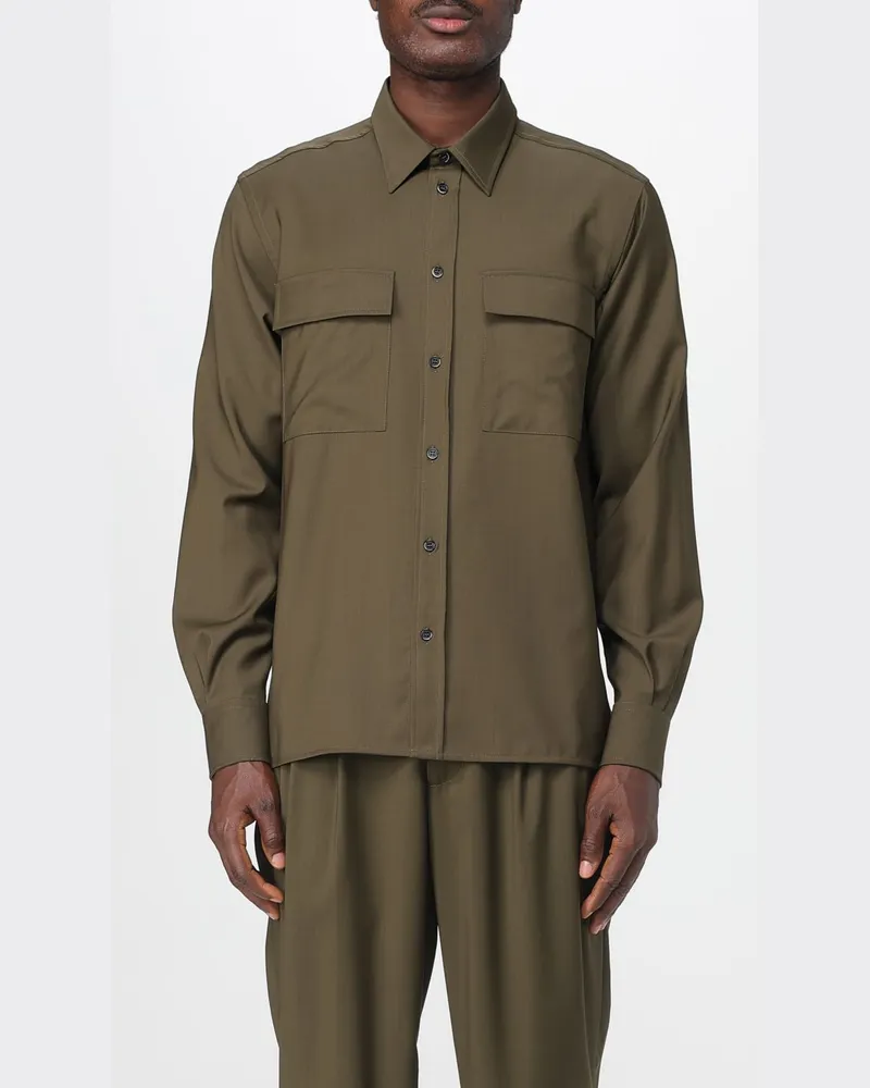 BARENA Hemd herren Olive