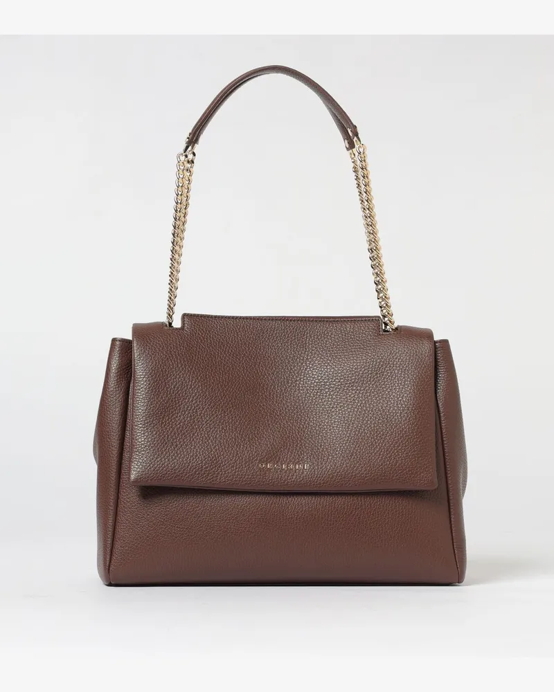 Orciani Schultertasche damen Kaffee