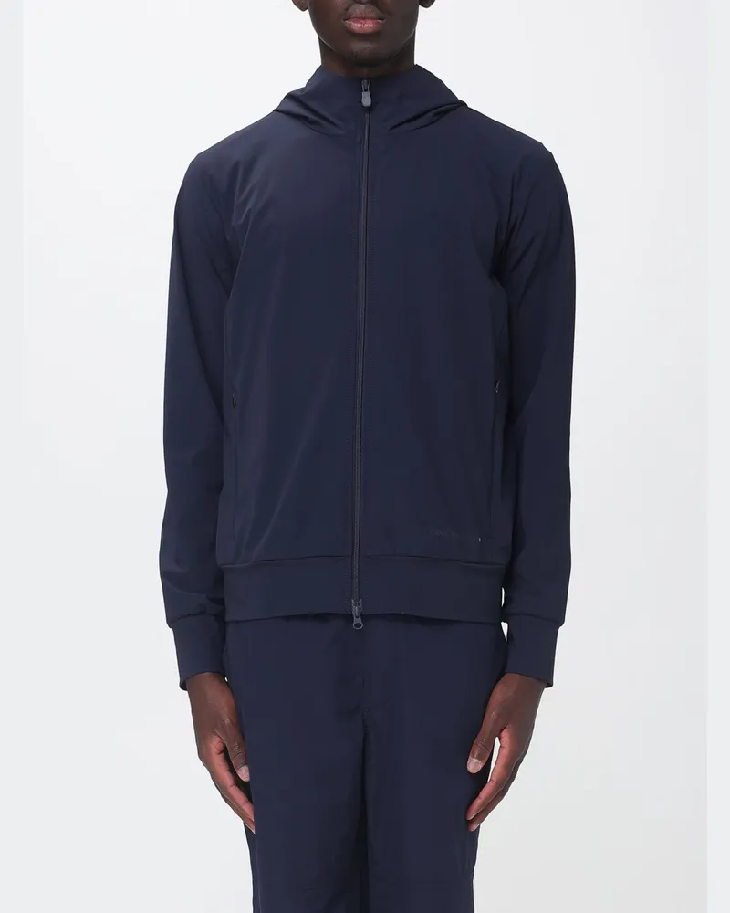Save The Duck Luiz Kapuzenjacke mit Reißverschluss aus technischem Stretch-Nylon Navy