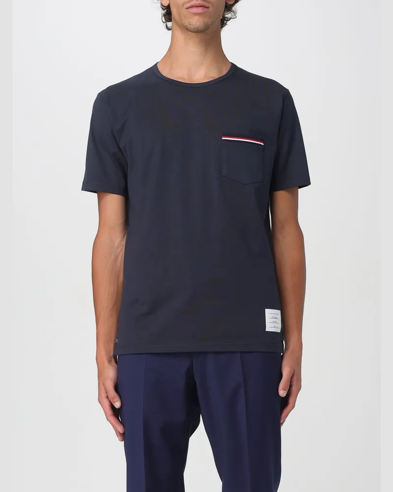Thom Browne T-shirt herren Navy