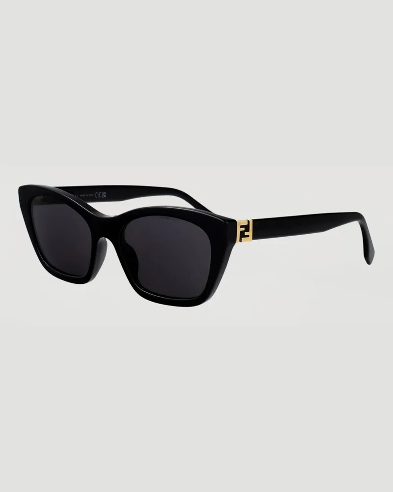Fendi FF Squared Sonnenbrille aus Acetat Schwarz