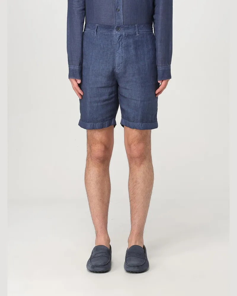 120% Lino Shorts herren Navy
